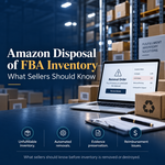 Amazon FBA inventory disposal, automated removal settings, evidence preservation, and reimbursement issues for sellers