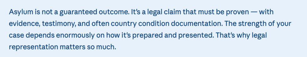 asylum law us