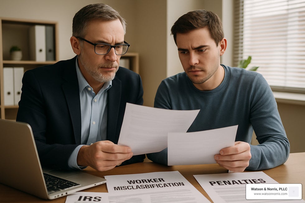 worker misclassification - irs penalties for worker misclassification