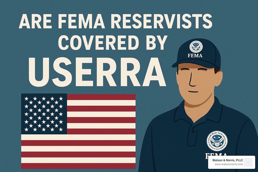 Benefits timeline showing FEMA reservist protections during deployment - are fema reservists covered by userra