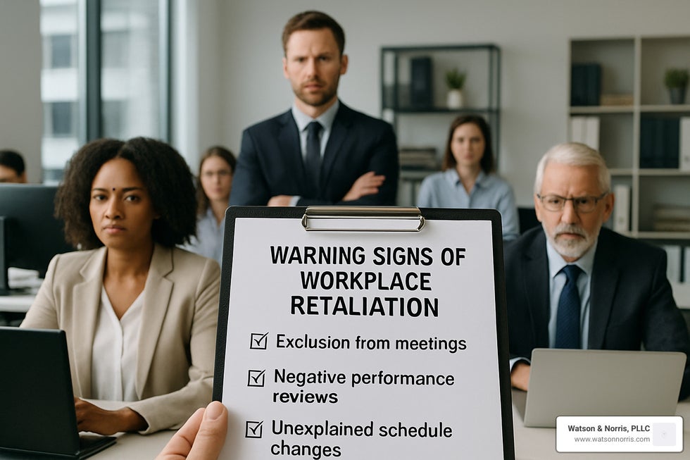 warning signs of workplace retaliation checklist - how to report retaliation in the workplace