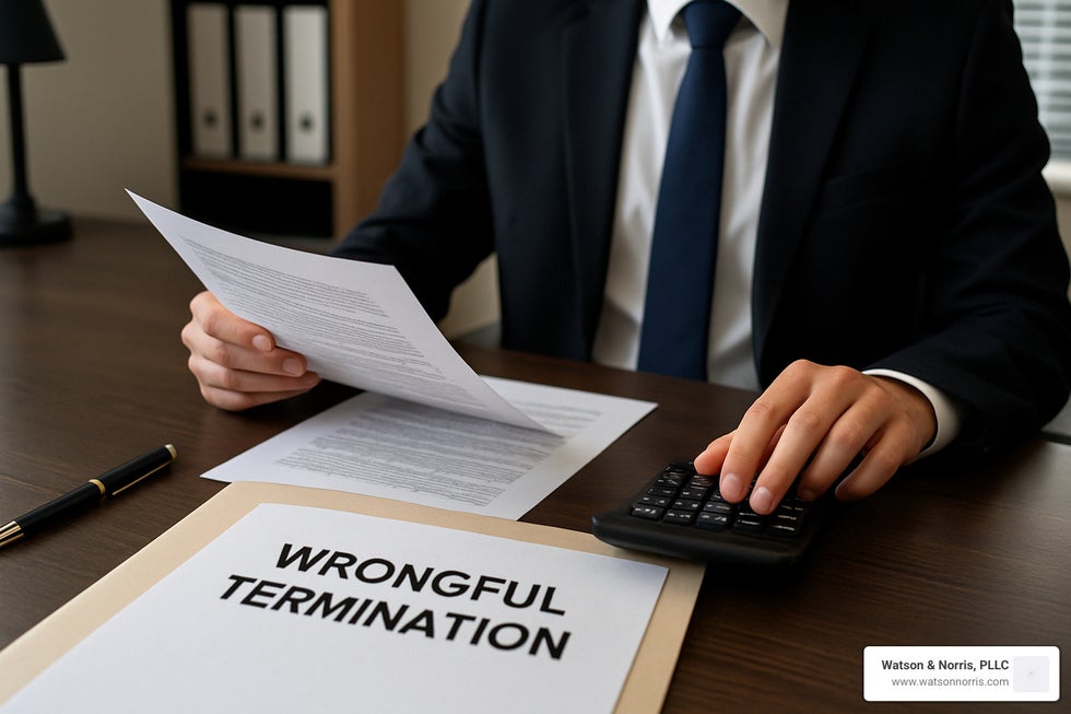 how to calculate compensatory damages for a wrongful termination claim