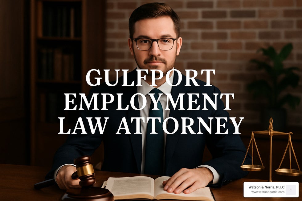 Attorney consultation meeting with employment law documents - Gulfport employment law attorney