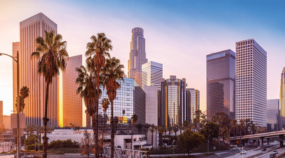 A Hero Image of the Los Angeles Skyline