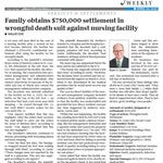 Bautista LeRoy secures $750,000 settlement for nursing home medical malpractice