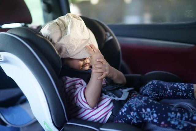 child's car seat to prevent injuries