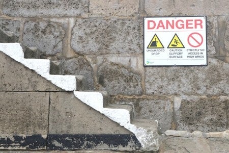 slip and fall cases trial