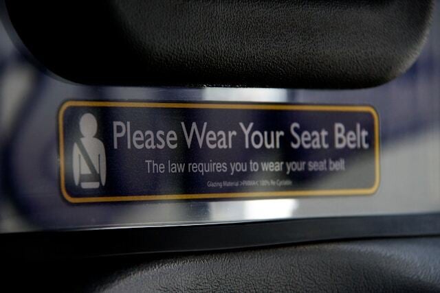 safety and legal risk of not wearing a seat belt