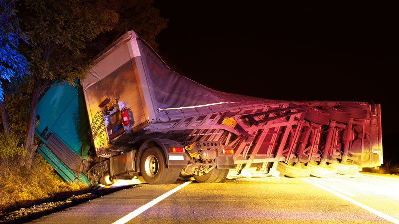 Two-Truck Collision with Severe Injuries on Hwy 111 near Scenic Overlook