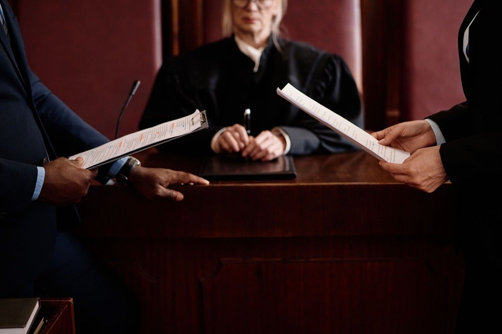 Villani & Deluca PC attorneys representing client in court as part of Legal Services We Offer in Middletown, New Jersey