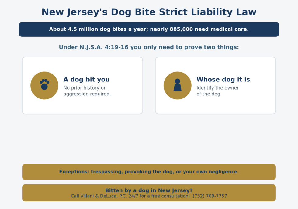 new jersey dog bite strict liability law