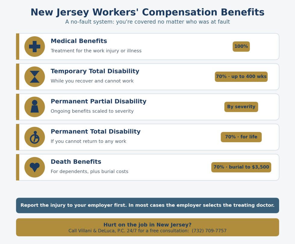 NJ workers compensation benefits