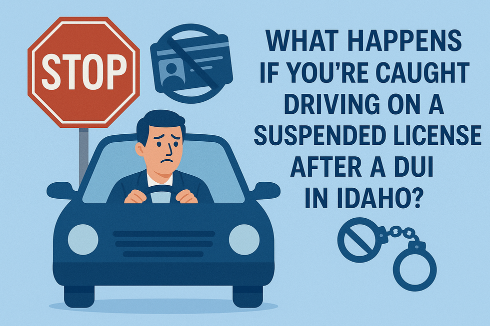 driving on suspended license dui idaho