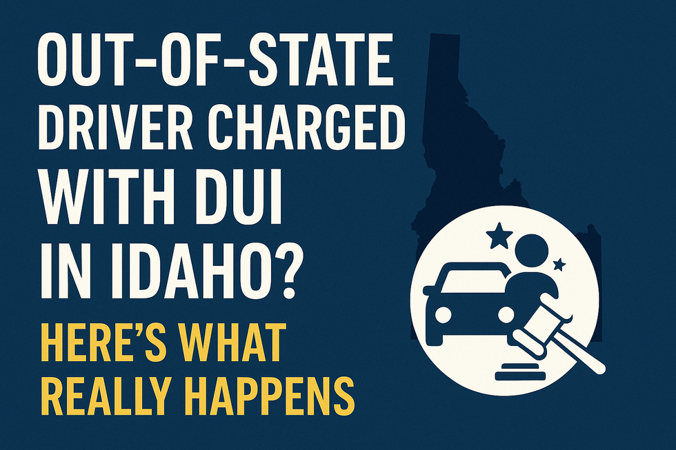 Out-of-State Driver Charged with DUI in Idaho Here's What Really Happens