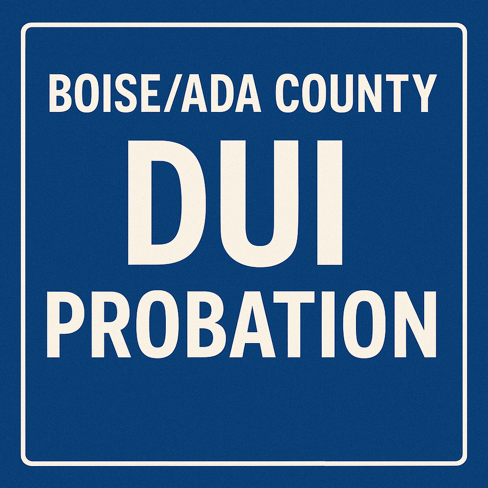 boise and ada county dui probation