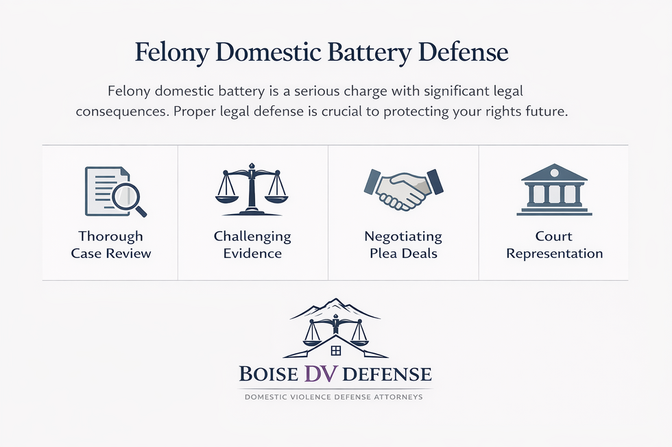 felony domestic battery defense boise