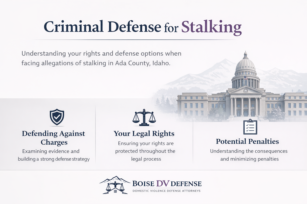 criminal defense for stalking in ada county, idaho