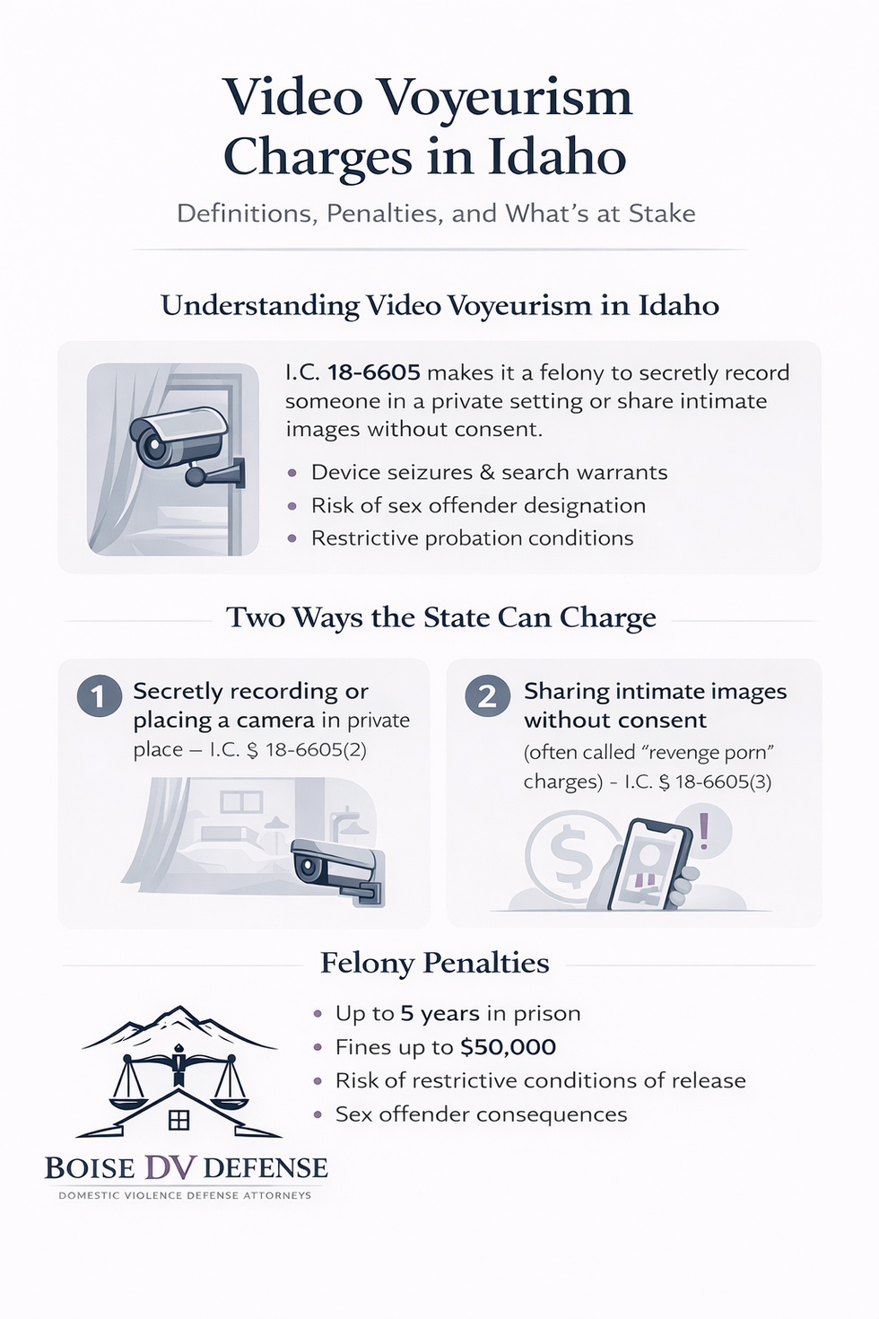 understanding video voyeurism charges in idaho