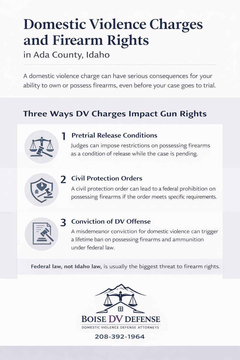 Domestic Violence Charges and Firearm Rights