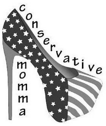 conservative momma shoe logo