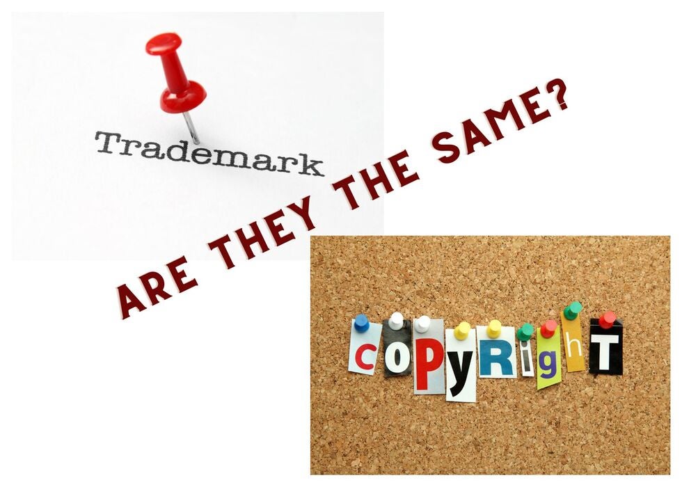Copyright versus trademark
