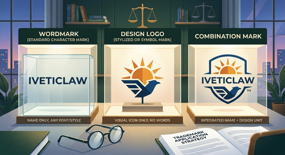examples of logo and combination mark with wordmark