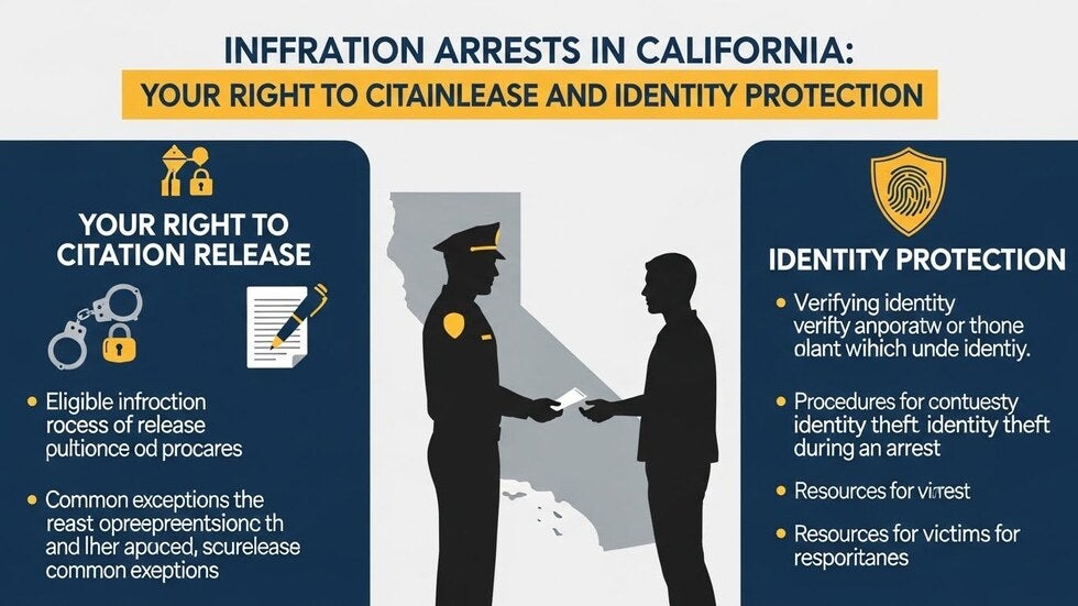 Infraction Arrests in California