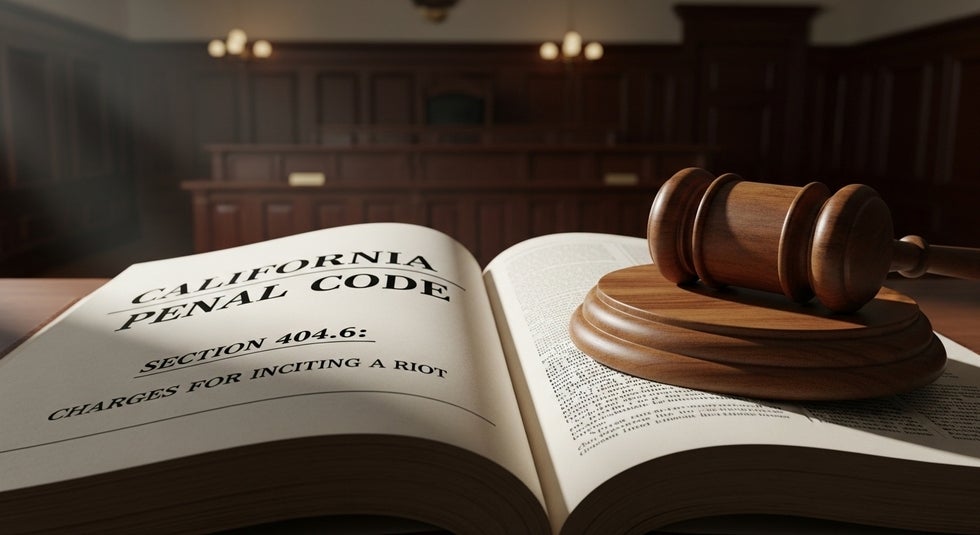 Sección 404.6 del Código Penal de California: Cargos por Incitación al Disturbio