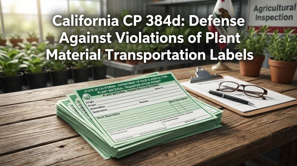CP 384d de California