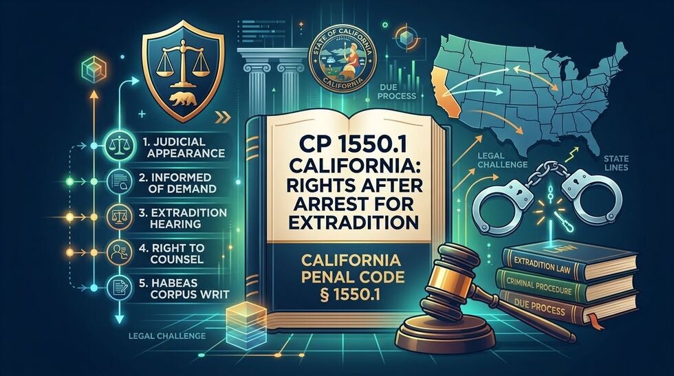 CP 1550.1 California