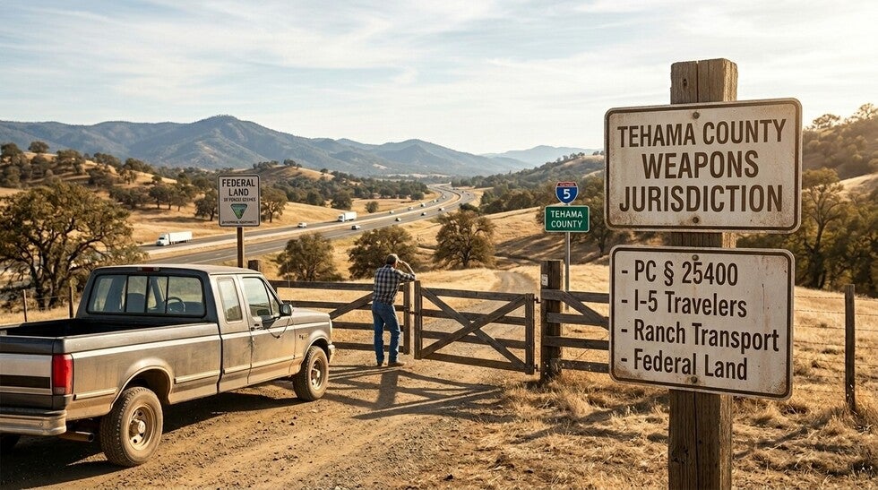 Weapons Charges in Tehama County