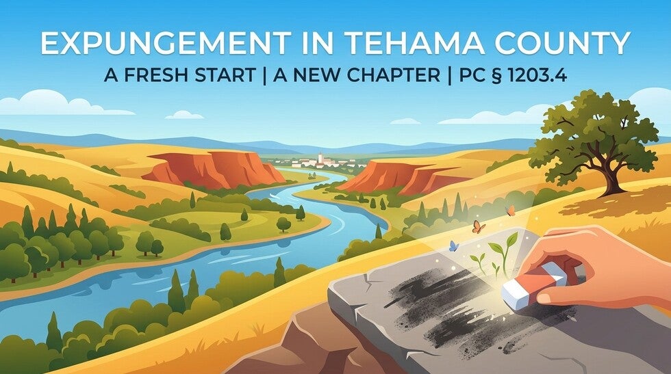 Expungement in Tehama County PC § 1203.4