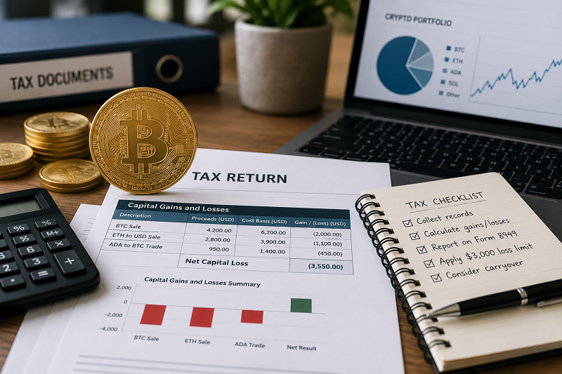 How to Report Cryptocurrency Losses on Your Tax Return