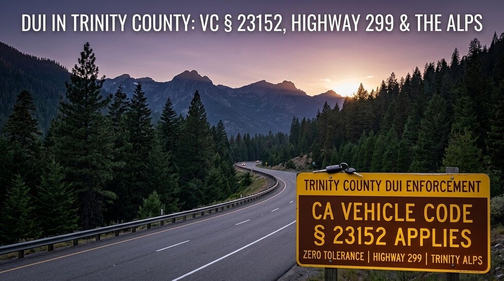DUI in Trinity County
