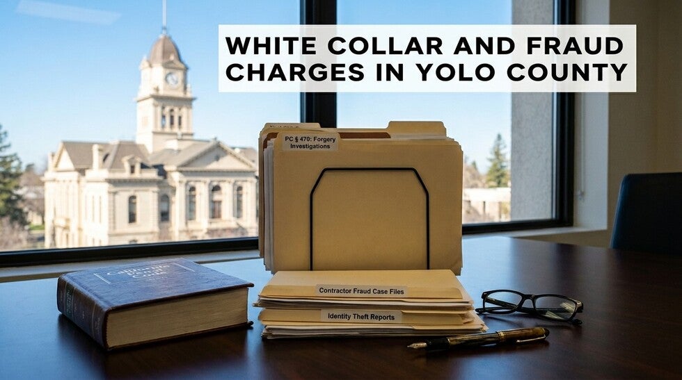 White Collar and Fraud Charges in Yolo County