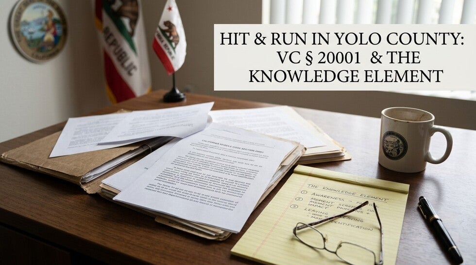 Hit and Run in Yolo County