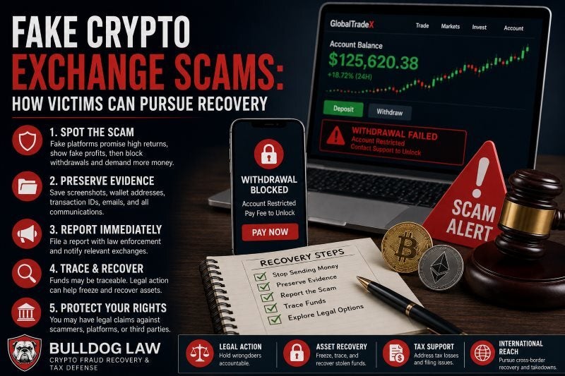 Fake Crypto Exchange Scams