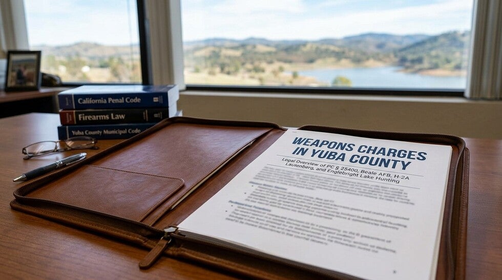 Weapons Charges in Yuba County