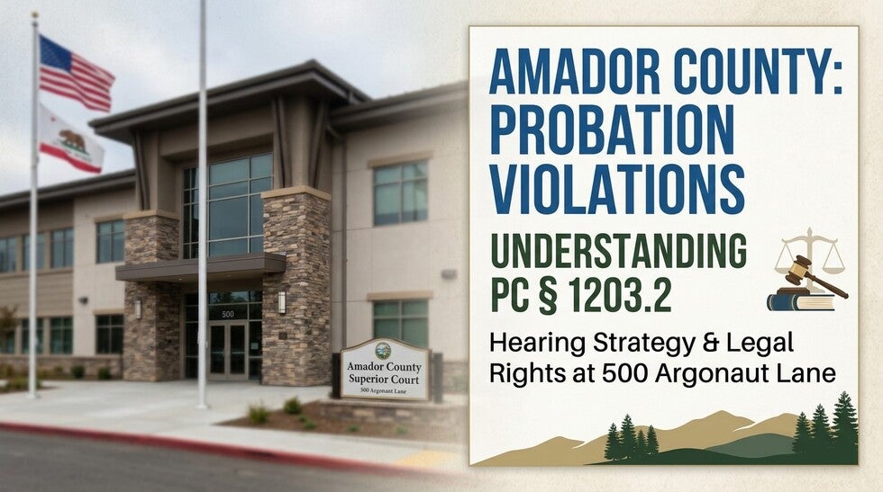 Probation Violations in Amador County
