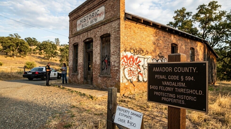 Vandalism in Amador County