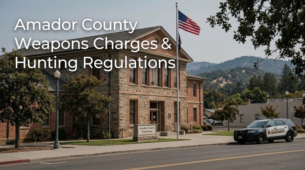 Weapons Charges in Amador County