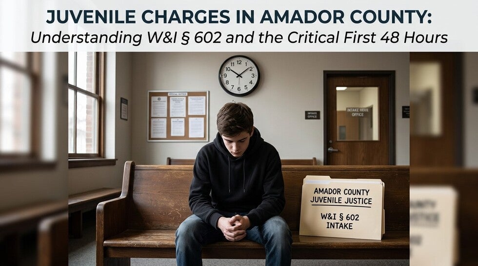 Juvenile Charges in Amador County