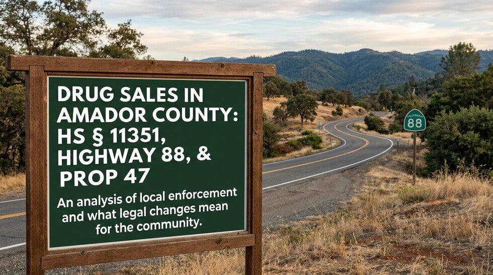 Drug Sales in Amador County