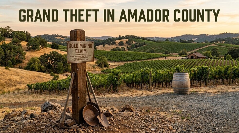 Grand Theft in Amador County