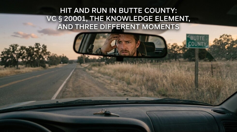 Hit and Run in Butte County