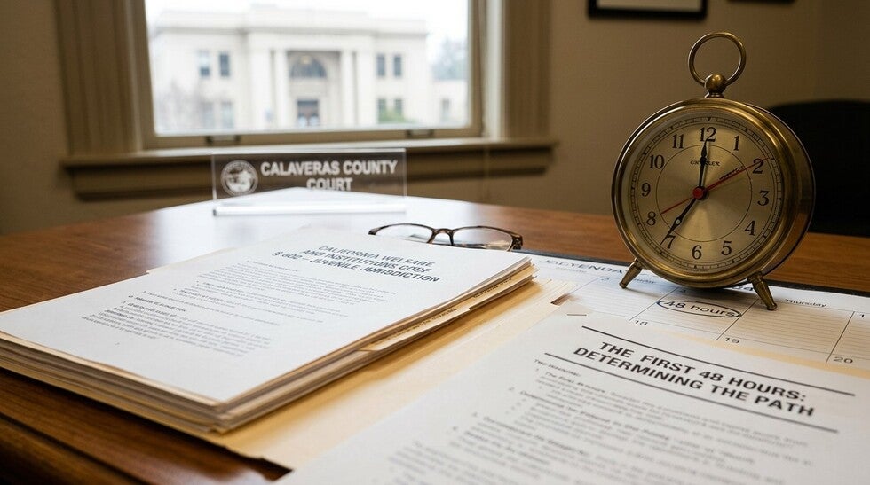 Juvenile Charges in Calaveras County