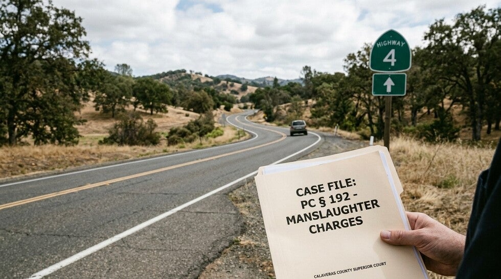 Manslaughter Charges in Calaveras County