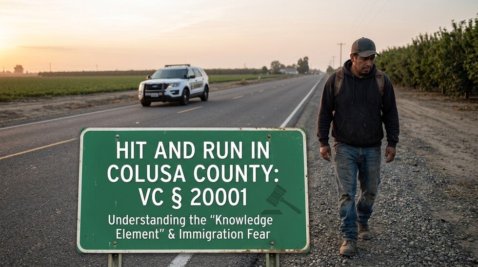 Hit and Run in Colusa County