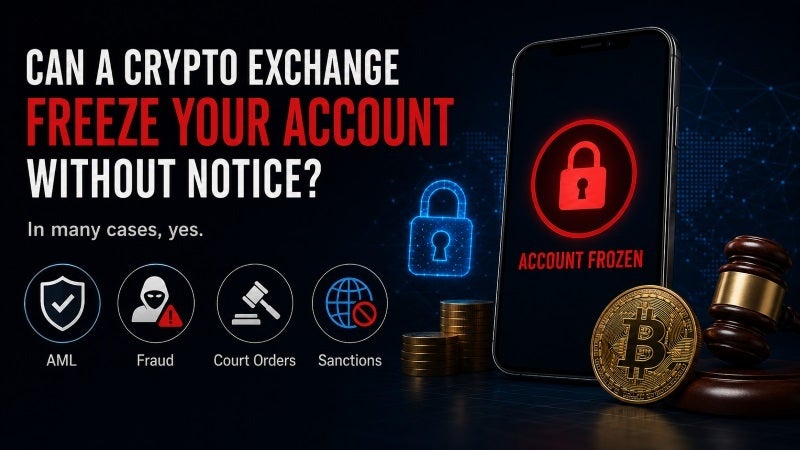 Can a Crypto Exchange Freeze Your Account Without Notice