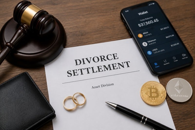 Crypto divorce